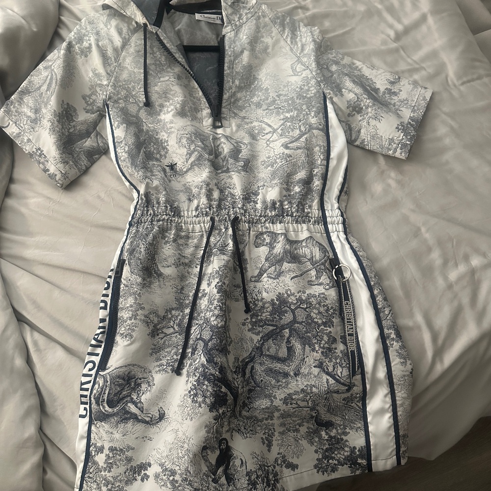 Dior Short Hooded Dress